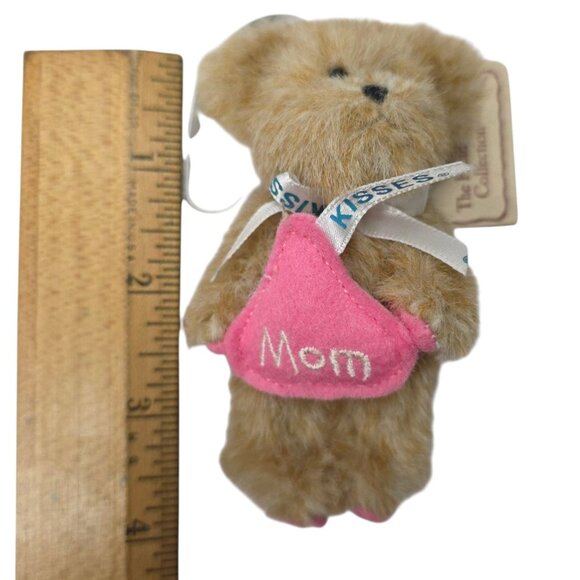 Boyds Bears Hershey Mini Mama Bearkisses Bear Head Bean Plush Ornament 4" - Picture 4 of 8